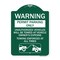 Signmission Permit Parking Only Unauthorized Vehicles Will Be Towed at Vehicle Owners Expense To, GW-1824-23309 A-DES-GW-1824-23309 - alternate 1